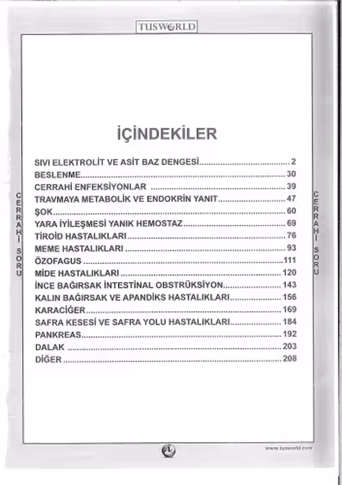 خرید و دانلود نسخه کامل کتاب Tusworld Cerrahi Soruları
