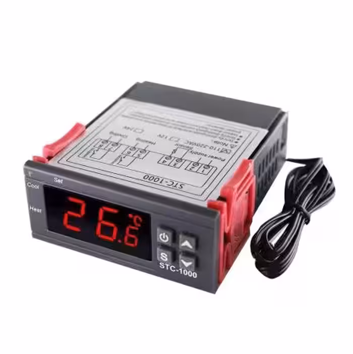 ترموستات صنعتی 12VDC دیجیتال STC-1000