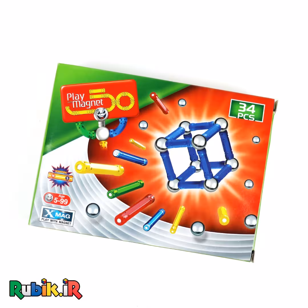 پلی مگنت تیپ یک کلاسیک 34 قطعه