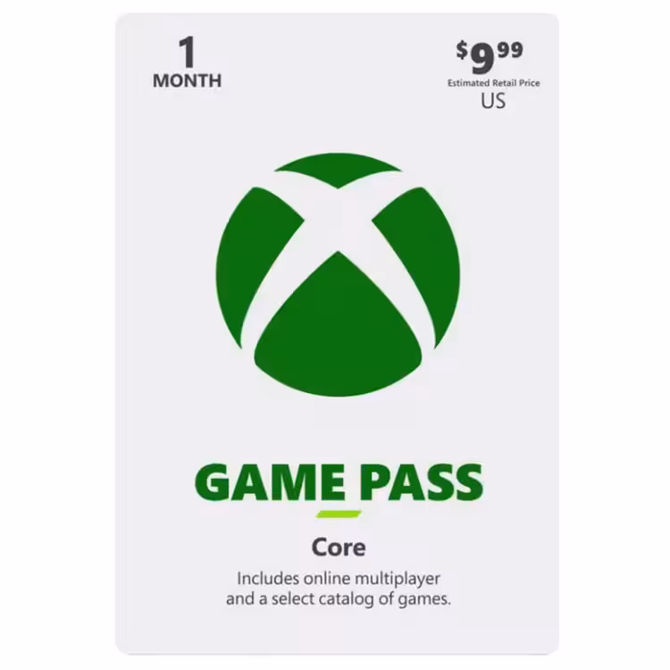 XBOX Game Pass Core / GOLD 1 Month