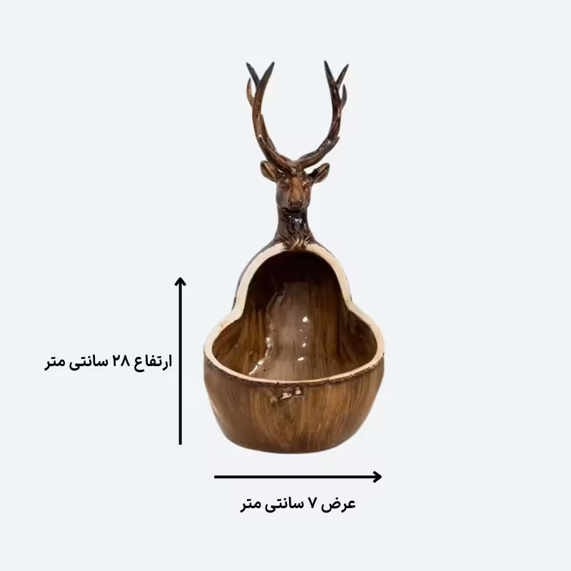 مجسمه دکوری شکلات خوری گوزن کد 105