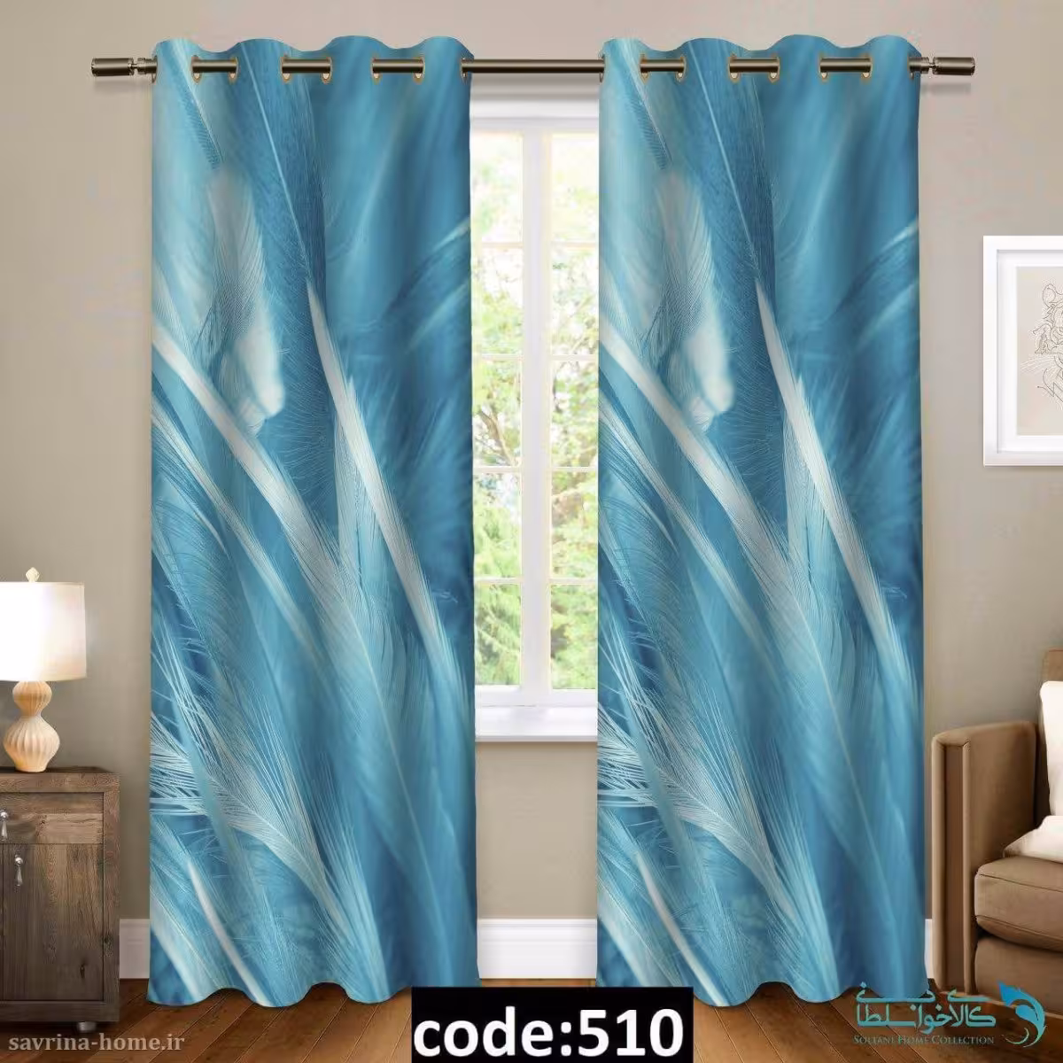 پرده پانچی سری مدرن مدل Sh-510