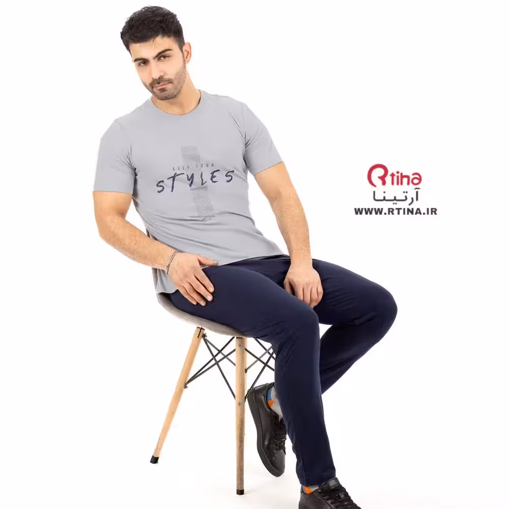 ست لباس مردانه راحتی طرح STYLED
