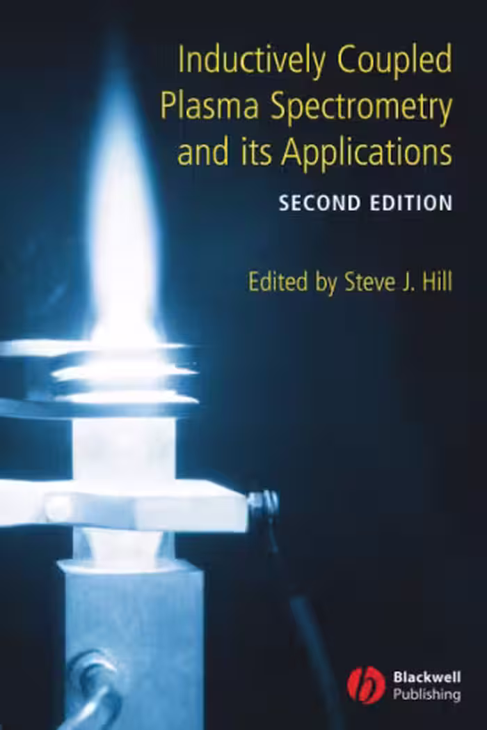 خرید و دانلود نسخه کامل کتاب Inductively Coupled Plasma Spectrometry and its Applications