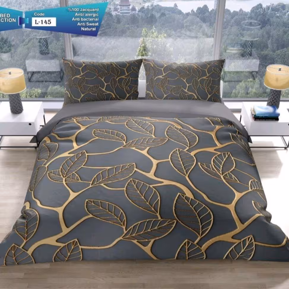 سرویس روتختی دو نفره 6تیکه طرح روز گلدار ارسال رایگان قیمت عالی