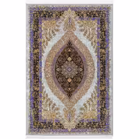 فرش 1500 شانه طرح دستباف 20014162 طوسی