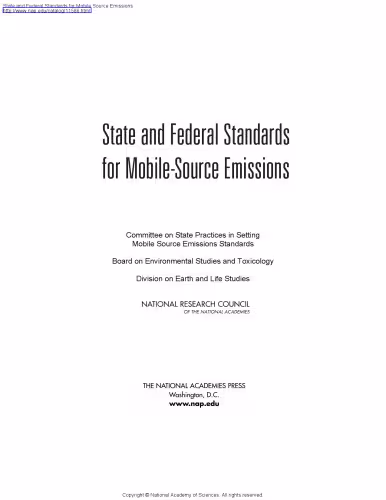 خرید و دانلود نسخه کامل کتاب State and Federal Standards for Mobile Source Emissions