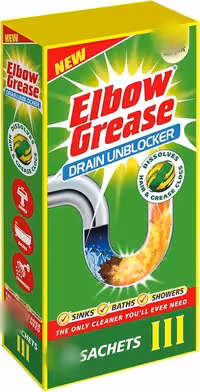 لوله بازکن البو گریس Elbow grease اروپایی بسته 2 عددی وزن 50 گرم
