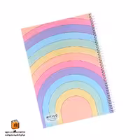 دفتر خط دار 100 برگ رنگین کمون پیتیکو (PITICO)
