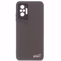 قاب ژله ای Porsche Design محافظ لنزدار مناسب برای Xiaomi Note10 Pro-خاکستری