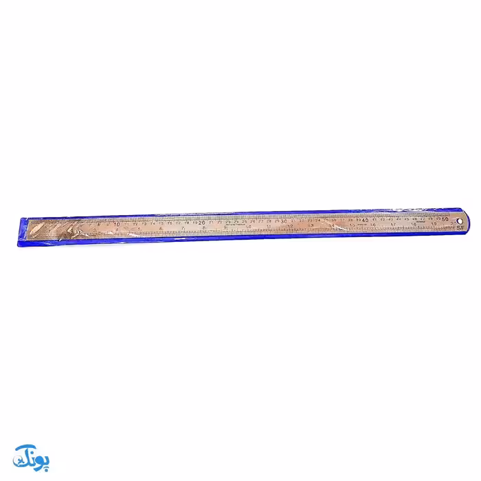 خط‌ کش فلزی اعداد برجسته | 50 سانتی متر