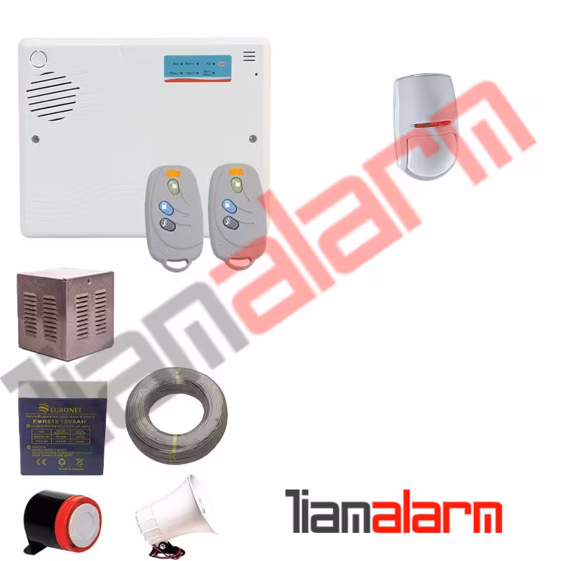 پکیج دزدگیر اماکن باسیم مدل سایلکس تلفنی PD14PY1