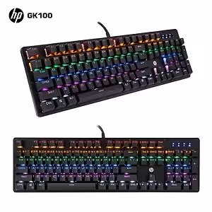 کیبورد سیم دار گیمی HP GK100F - یاسین کامپیوتر