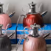 کتری و قوری رنگی حرفه ای سوتی  ساخت چین