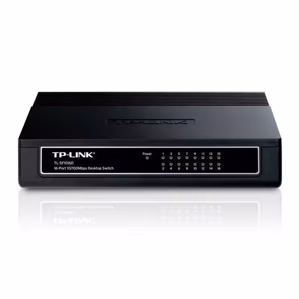 سوییچ 16 پورت مگابیتی و دسکتاپ تی پی-لینک مدل TL-SF1016D