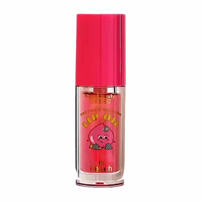 روغن لب حجم دهنده کیس بیوتی Super lip oil Kiss Beauty مدل Peach