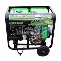 موتور برق دیزلی 8 کیلو وات گرین پاور مدل GR11000EB-I ا GREENPOWER GR11000EB-I Industrial Engine 8 KW