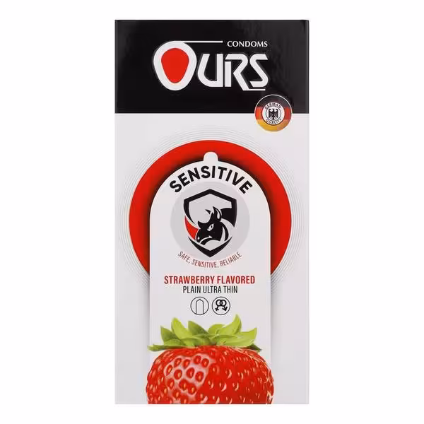 کاندوم اورز Ours مدل Sensitive بسته 12 عددی
