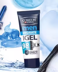 ژل اصلاح آبرسان کامان مخصوص پوست های خشک تا نرمال 175 میل