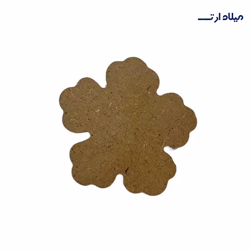 بیس MDF خام گل 5 پر قطر 15 سانت