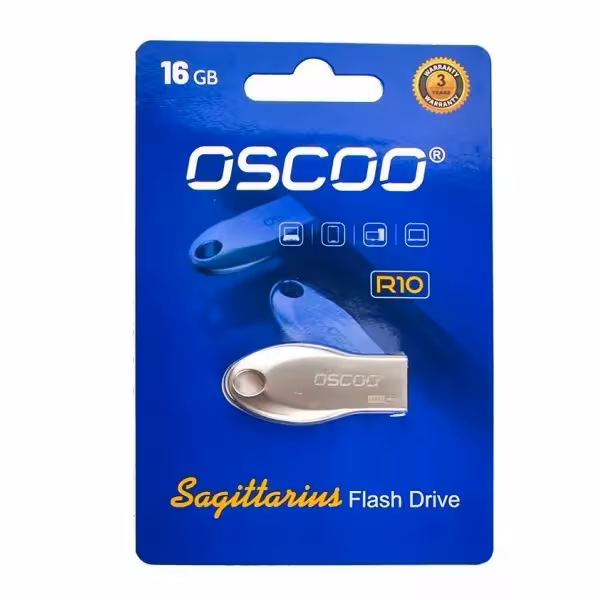 فلش مموری اوسکو مدل R10 ظرفیت 16 گیگابایت با رابط USB 2.0