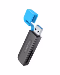 کارت خوان دو پورت مشکی بروفون BOROFONE مدل DH9 USB3.0