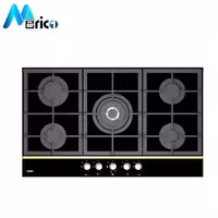 گاز رومیزی کن کد CG8571M پنج شعله شیشه مشکی