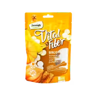 اسنک سگ مدل ستاره ای با طعم موز و کدو حلوایی برند Dentalight دنتالایت 8 عددی 80 گرمی