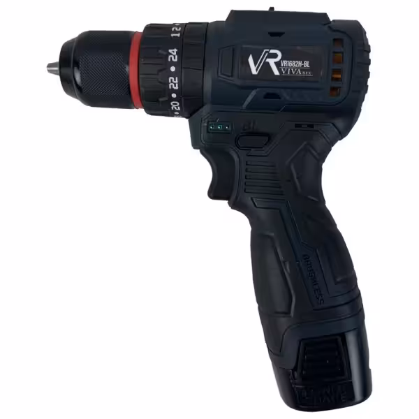 دریل شارژی دو باتری چکشی ویوارکس مدل VR1682H-BL