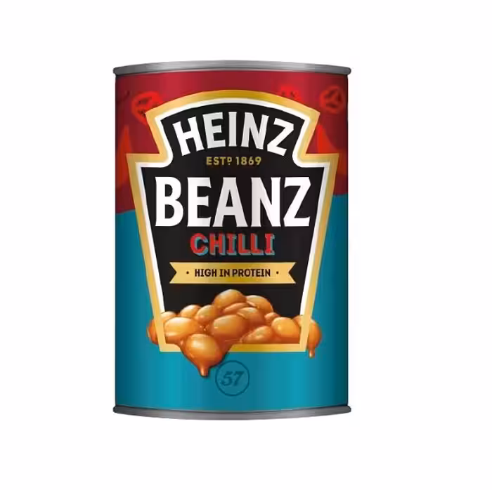 کنسرو لوبیا هاینز با طعم فلفل HEINZ وزن 415 گرم