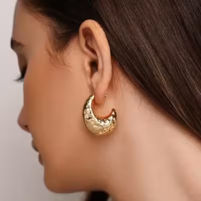 گوشواره رادیوم جنس کوپر sku160