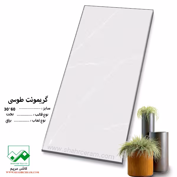 سرامیک گریمونت طوسی 60*30 کاشی مریم