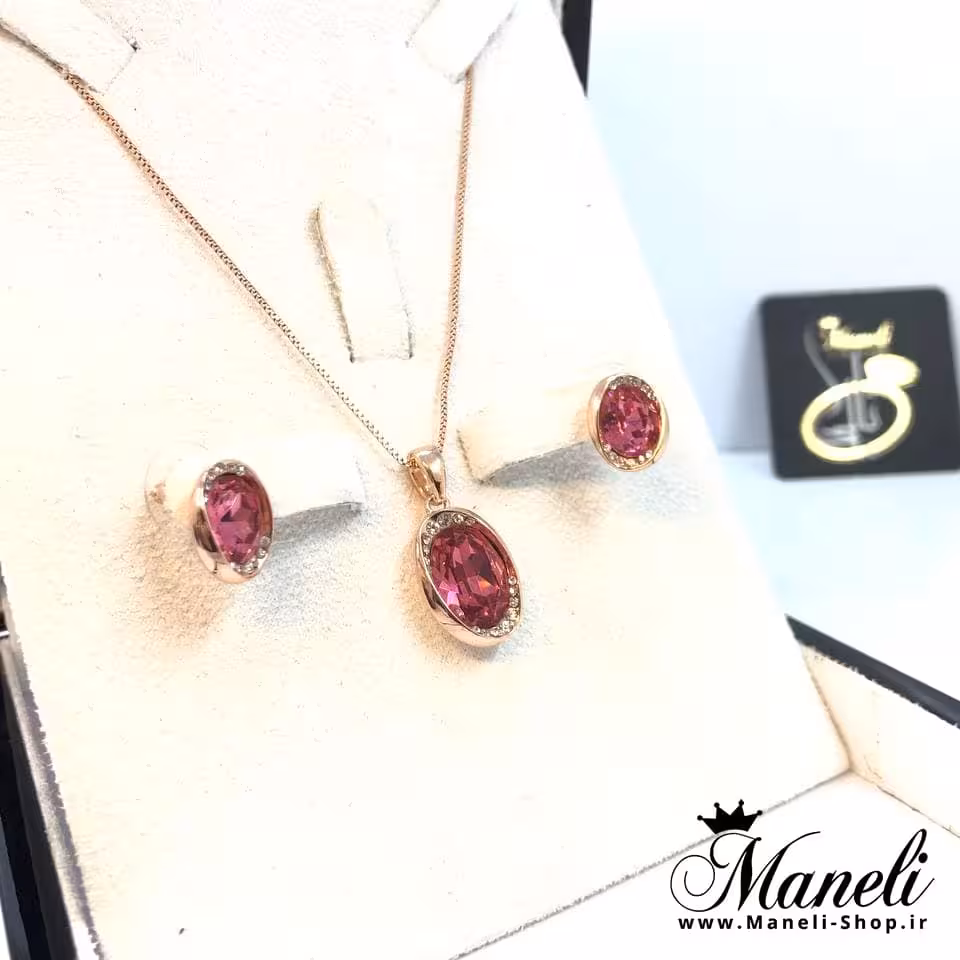 نیم ست سواروسکی برند کلیو 140025