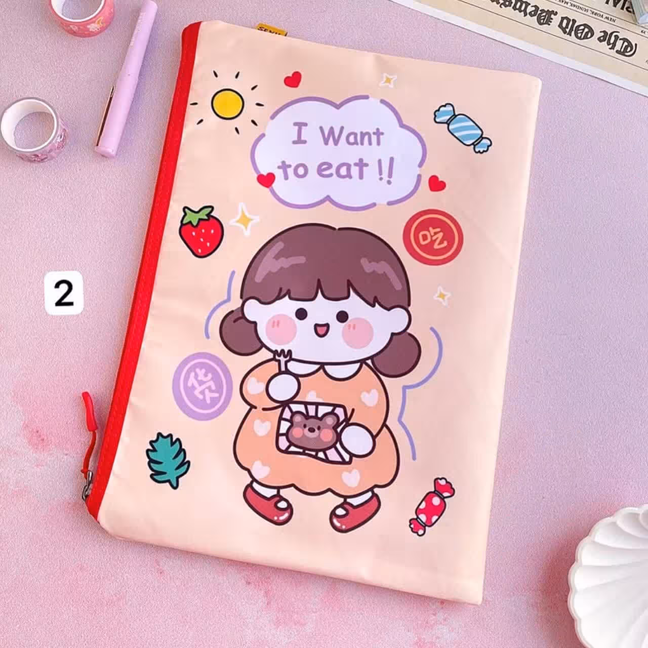 پوشه پارچه ای فانتزی