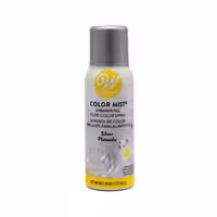 اسپری رنگ خوراکی نقره‌ای Wilton – پوشش براق فوری
