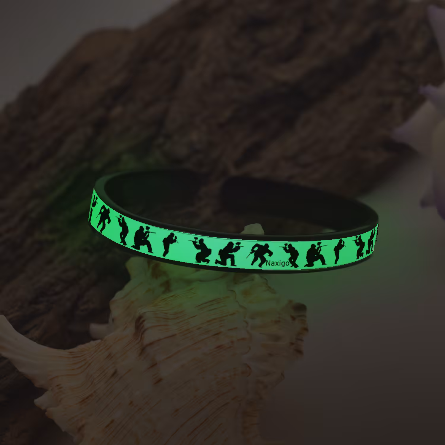 دستبند ناکسیگو طرح پینت بال مدل BR5426