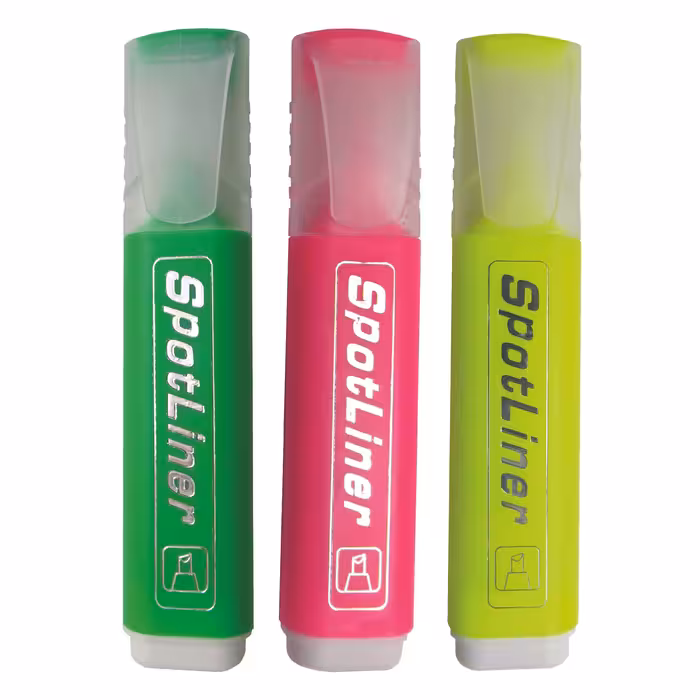 ماژیک علامت گذار اسپات لاینر مدل TI3 بسته 3 عددی