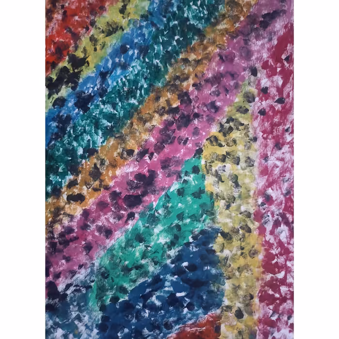 نقاشی رنگ روغن مدل انتزاعی کد 589