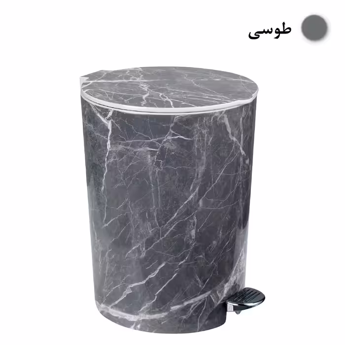 ست سطل زباله و فرچه مدل ماربل کد GR