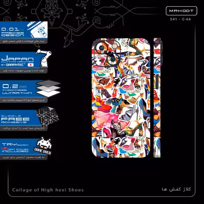 برچسب پوششی ماهوت مدل Collage of High heel Shoes-FullSkin مناسب برای گوشی موبایل اپل iPhone 13 Mini