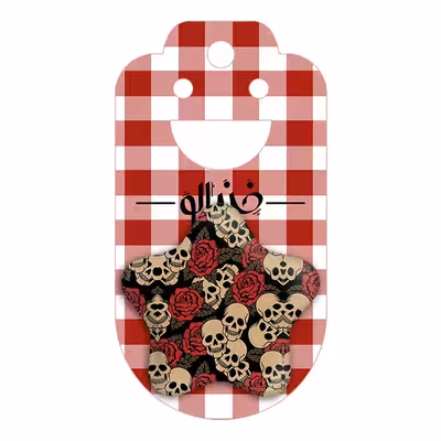 پیکسل خندالو طرح اسکلت مدل ستاره ای کد 1155