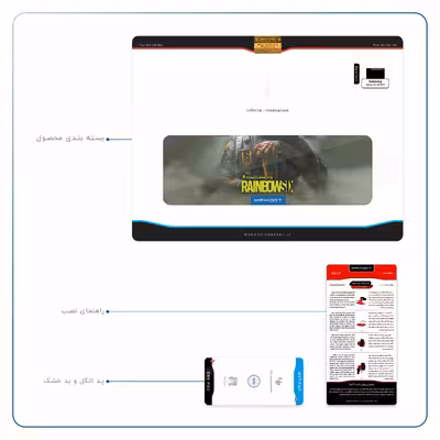 برچسب پوششی ماهوت مدل Rainbow-Six-Game مناسب برای تبلت سامسونگ Galaxy Tab S6 2019 SM-T860