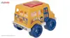 ماشین بازی زرین تویز مدل School Bus D1