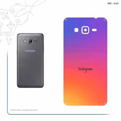 برچسب پوششی ماهوت مدل Instagram مناسب برای گوشی موبایل سامسونگ Galaxy Grand Prime