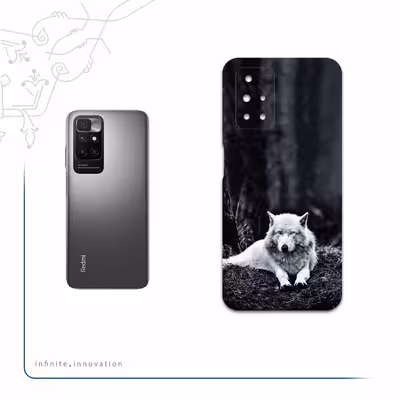 برچسب پوششی ماهوت مدل Dire-Wolf مناسب برای گوشی موبایل شیائومی Redmi 10