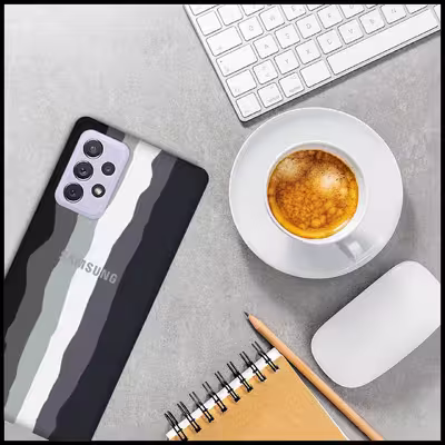 کاور مدل سیلیکونی طرح رنگین کمان کد 010 مناسب برای گوشی موبایل سامسونگ Galaxy A72