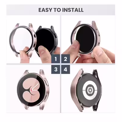 کاور اسپایدر مدل GW-01 مناسب برای ساعت هوشمند سامسونگ Galaxy Watch 4 44mm به همراه محافظ صفحه نمایش