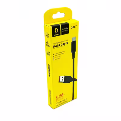 کابل تبدیل USB به USB-C دنمن مدل DATA CABLE طول 1 متر