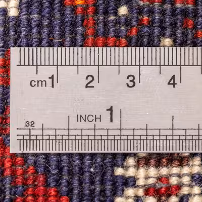 فرش دستبافت دو و نیم متری مدل نقشه بلوچ  کد 23.1294