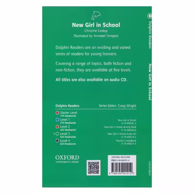 کتاب New Girl In School اثر Christine Lindop انتشارات الوندپویان